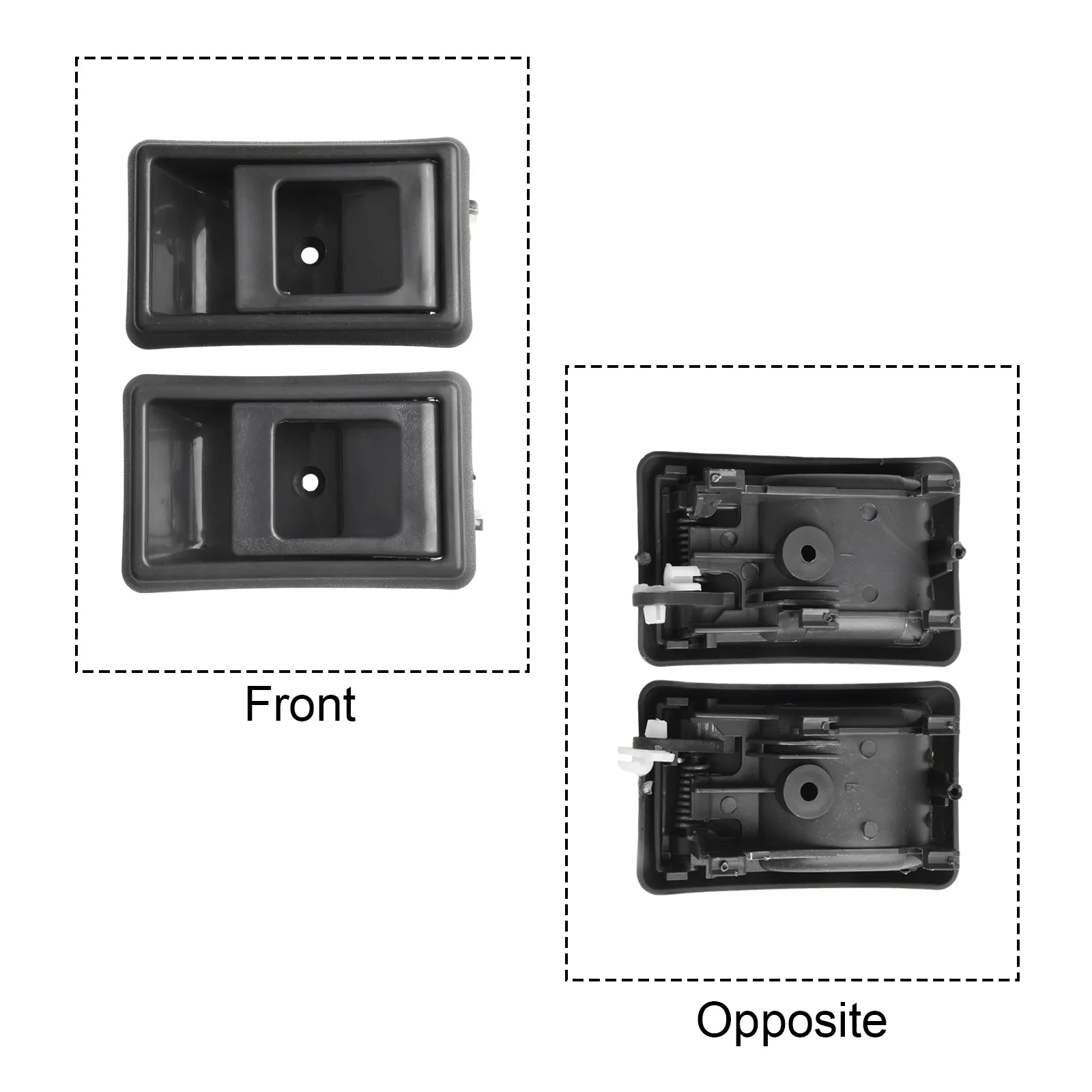 

2PCS Inner Interior Inside Door Handle Pair Set For Toyota Corolla Pickup Truck ABS 69206-04010 Interior Car Accessories