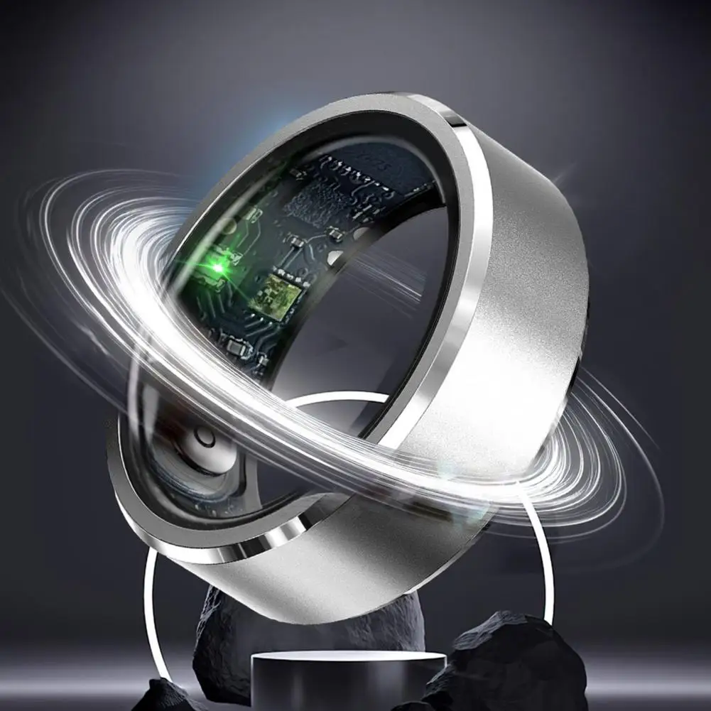 

Смарт-кольцо 2025, высокоточное IP68, водонепроницаемое кольцо для здоровья, фитнес-трекер с монитором сердечного ритма и артериального давления для мужчин и женщин