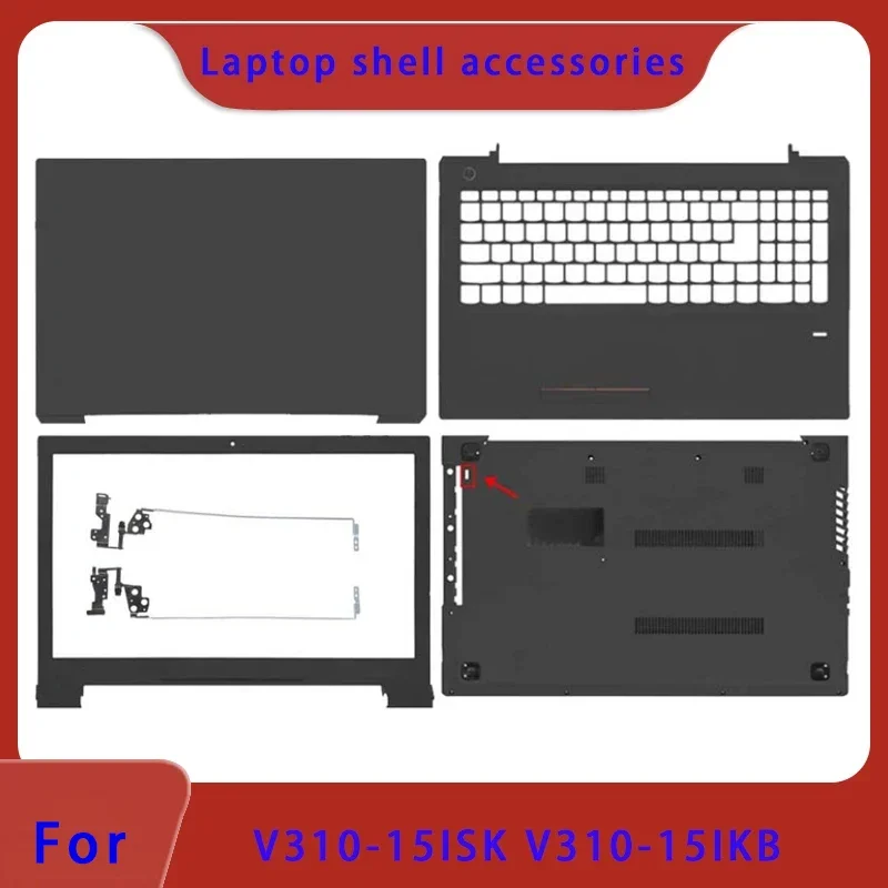 Brand new LCD screen back cover for Yangtian V310-15ISK V310-15IKB laptop, front frame hinge palm rest bottom shell ABCD cover