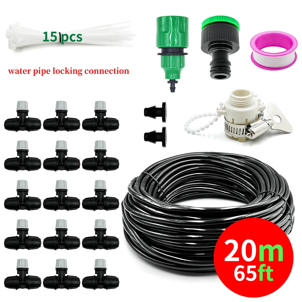 High Pressure Outdoor Misting Cooling System Mist Sprinkler Nozzle Plant Irrigation Water Mister Nozzles Set For Greenhouse