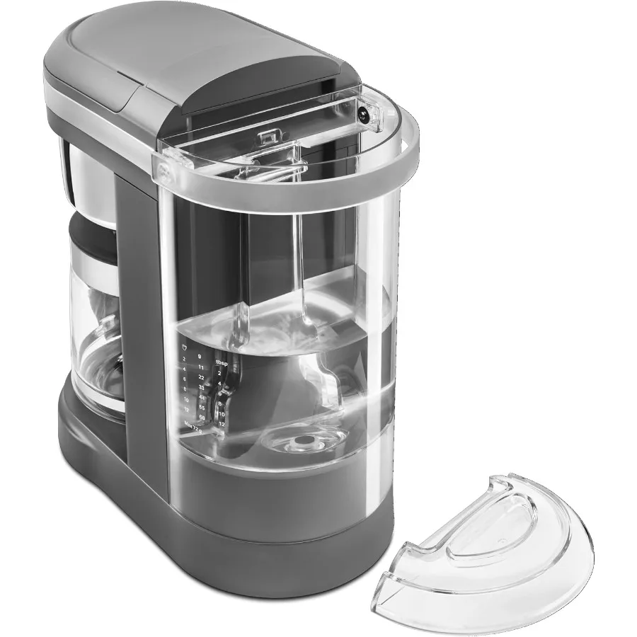 12カップのコーヒーメーカー（スパイラルシャワーヘッド付きでより良い抽出を実現）と、ベーグルや様々なパンに対応する2枚焼きトースター