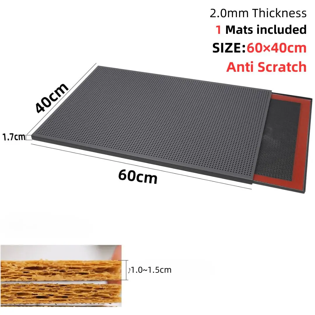 60x40cm black 1mat