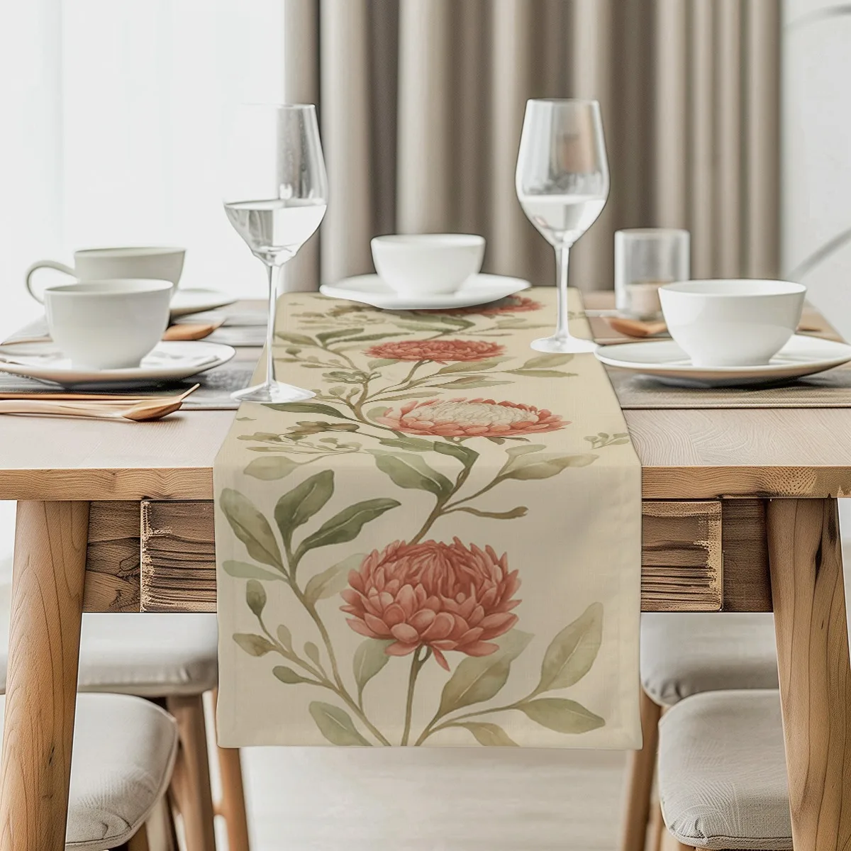 

Украшения, дорожка для стола, длинная ткань для украшения вечеринки, украшение для кухни и стола в фермерском доме