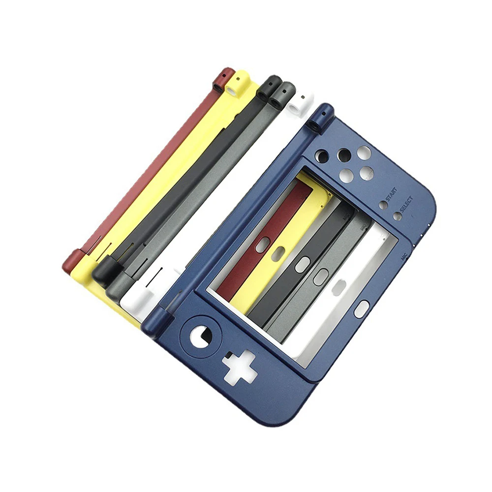 100 Pieces Replacement Hinge Part Bottom Middle Frame Shell for New 3DS XL Game Console Plastic Cover Housing Case