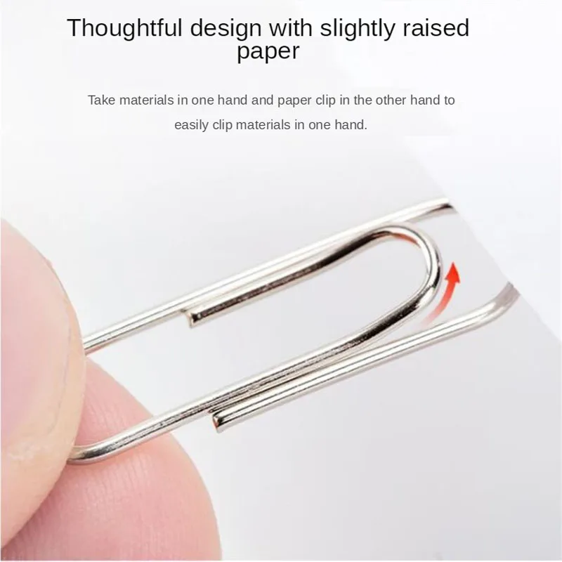 50PCS Simplicity Bookmark Planner Paper Clip Metal Material Bookmarks Marking Clip for Book Stationery School Office Supplies