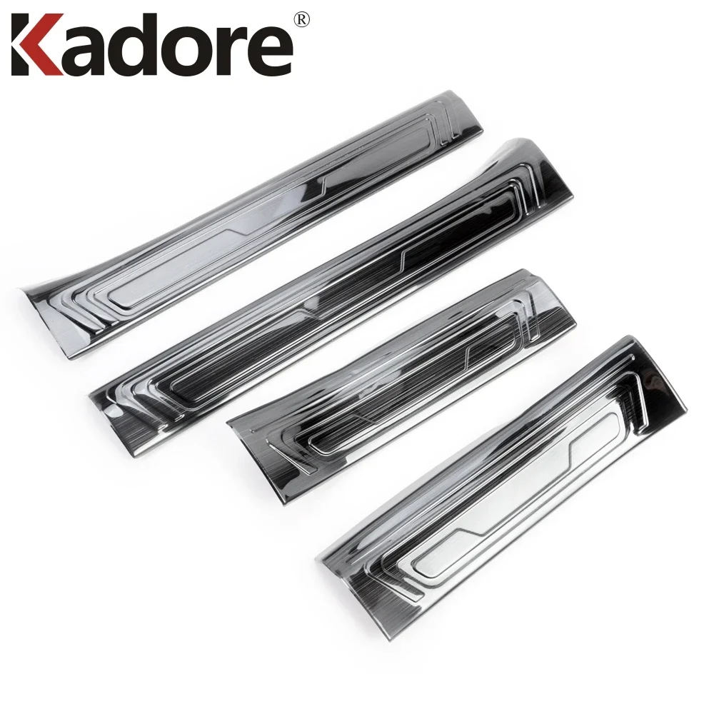 For Mazda CX-3 CX3 2017-2021 2022 2023 2024 Stainless Inner Door Sill Scuff Plate Cover Trim Welcome Pedal Guard Car Accessories