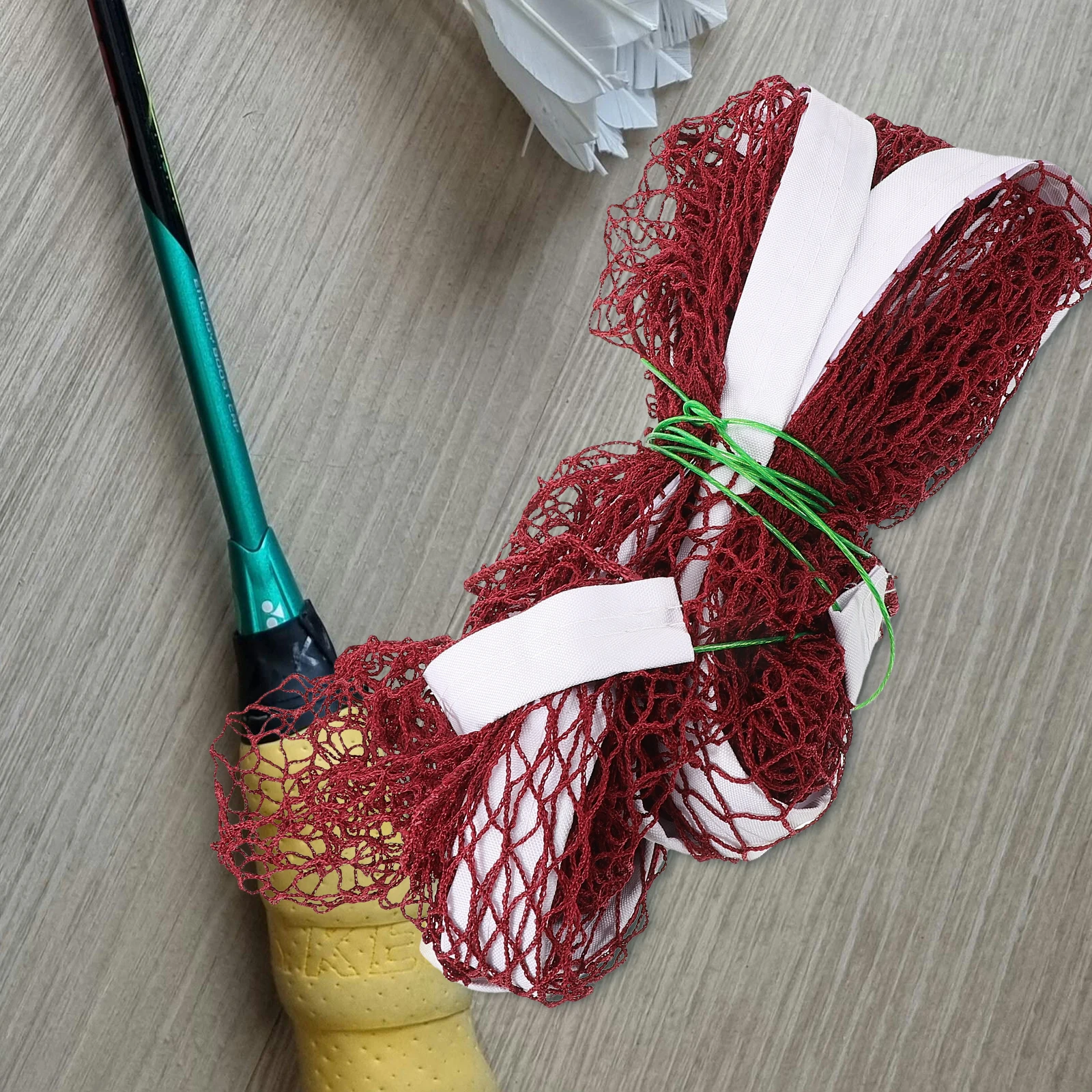 

Durable Polyester Badminton Net St Size Lightweight Portable Outdoor Indoor Replacement Tennis Volleyball Soccer Sports