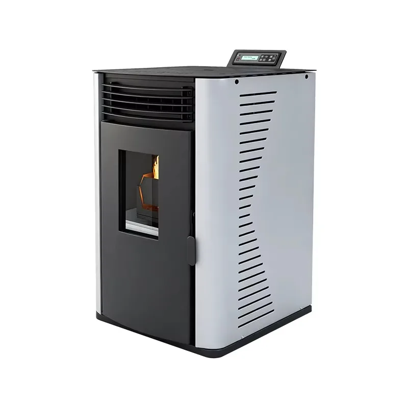 High-Efficiency Modern Pellet Stove WiFi Control Standalone Eco-Friendly Cast Iron For Hotel Use PK-80