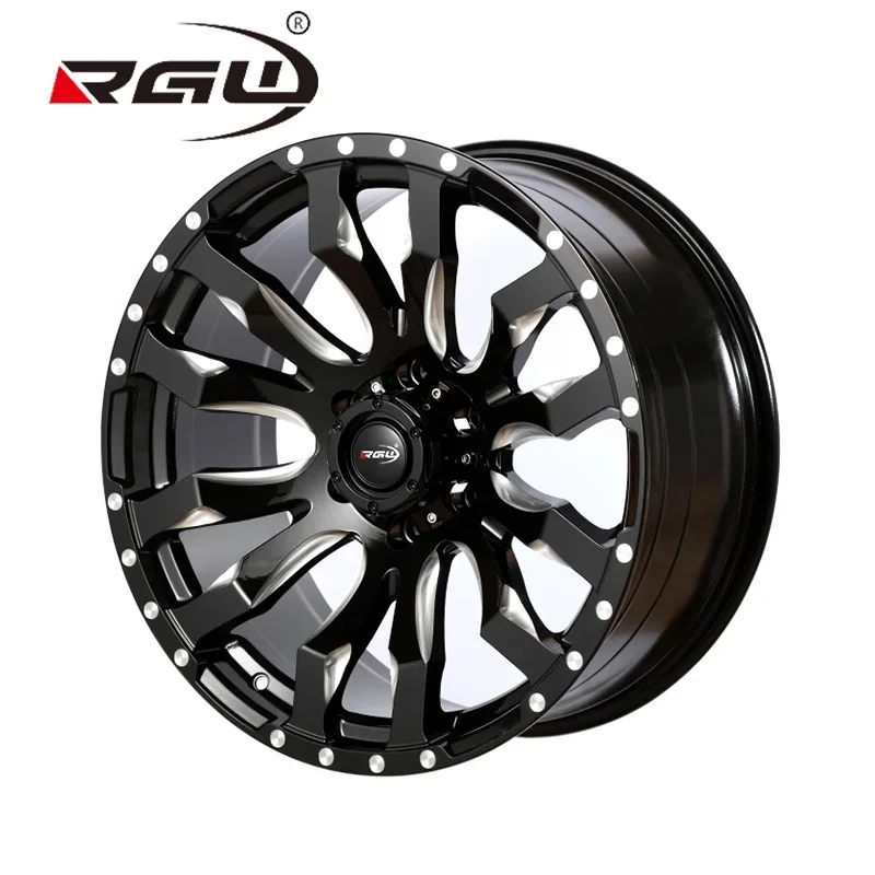 6 Hole 6x114.3 Lug Off-road 139.7 Off Road Llantas 4x4 Offroad 20Inch Rines 6x139.7 Mags Car Rims 16 17 18 20 Inch Alloy Wheels