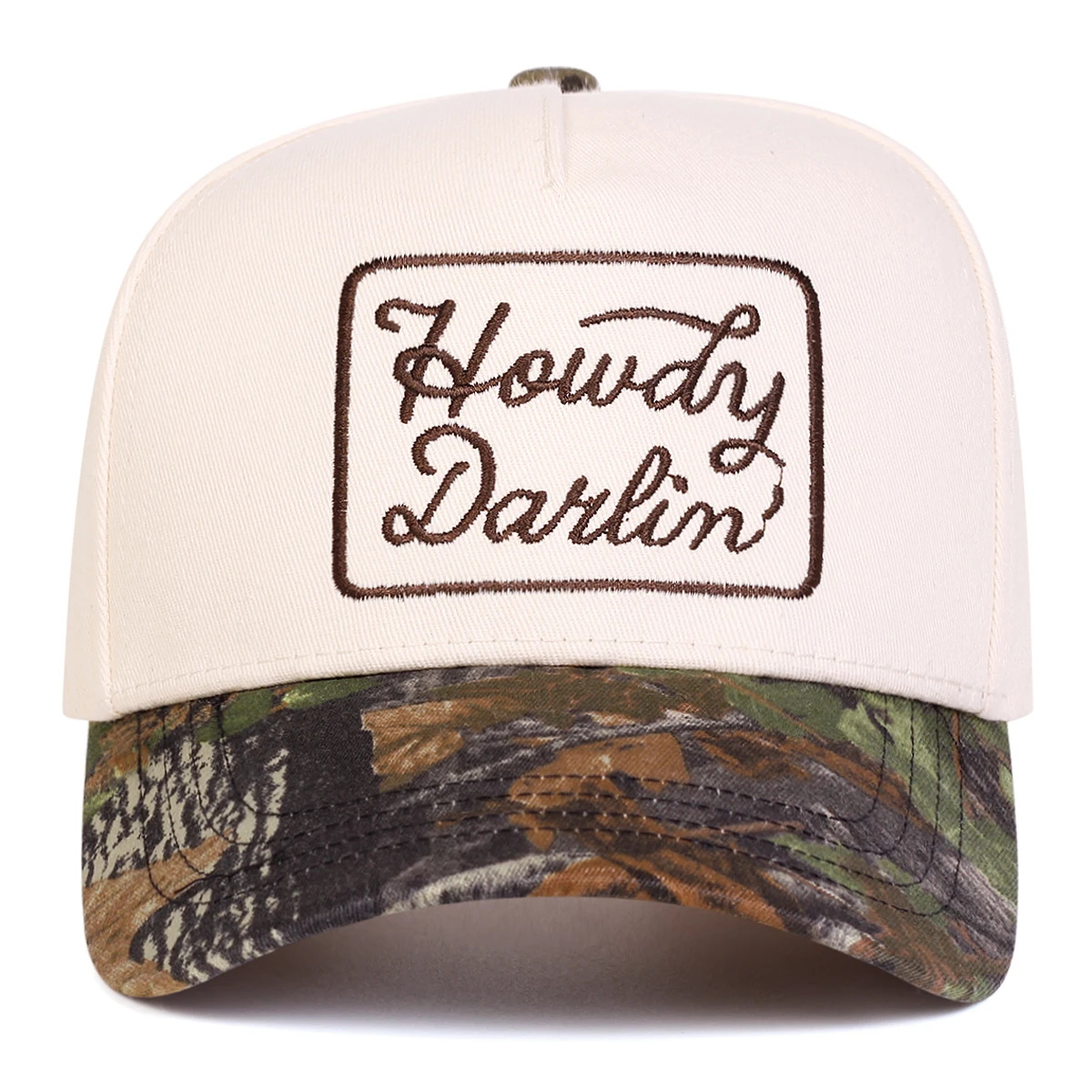Unisex HOWDY DARLIN Baseballkappen mit Stickerei, Frühling und Herbst, verstellbare Freizeithüte für den Außenbereich, Sonnenschutzhut, Sportkappe – Detail 3