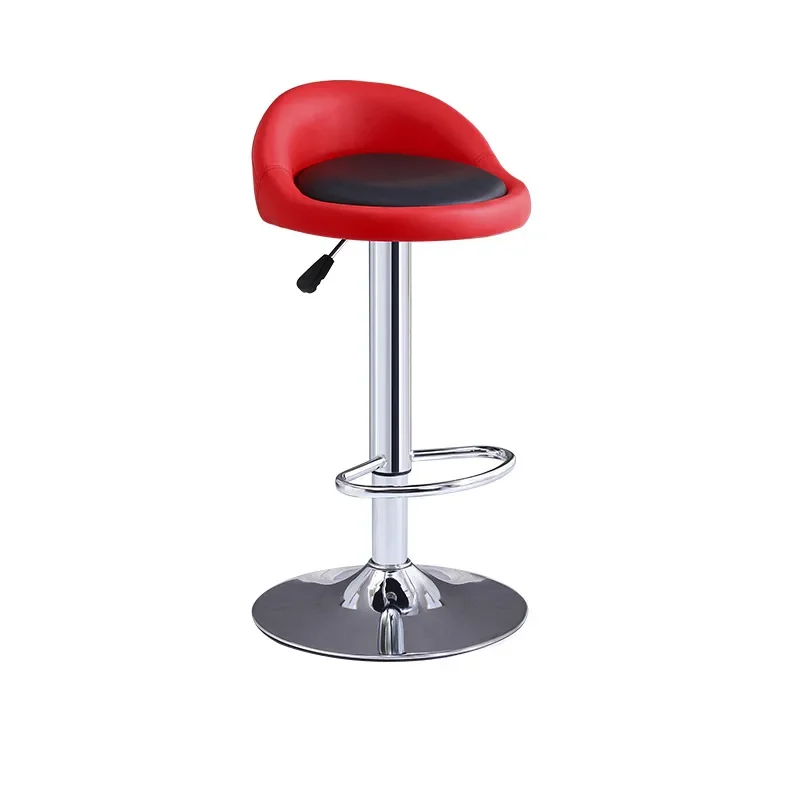 Bar Stool Lifting Backrest Bar Chair Home Modern Simple Chair Rotating Beauty Manicure Round Stool High Counter Stool