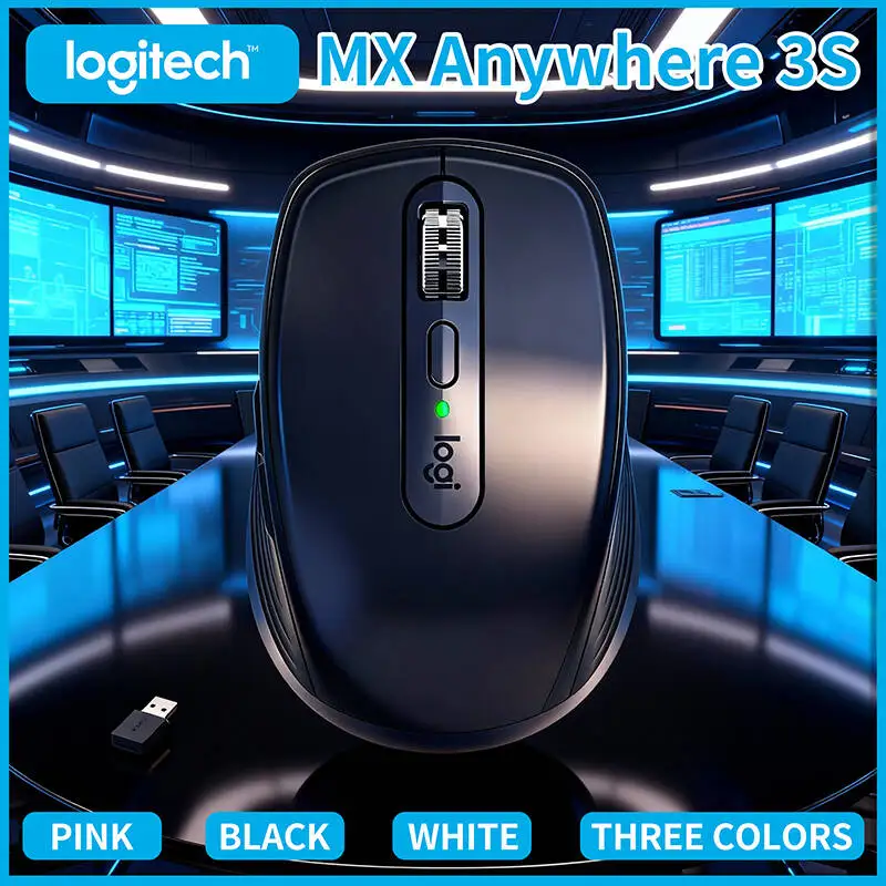 

Top-Tier Logitech MX Anywhere 3S -8K DPI Darkfield,Ergonomic Grip for Home,MagSpeed Hyper-Scroll,3-Device Sync,USB-C Fast Charge