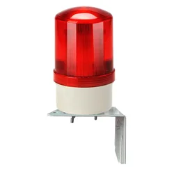 DC12V/24V/220V Red Rotating Wall-mounted Warning Light Industrial Garage Door Indicator Light
