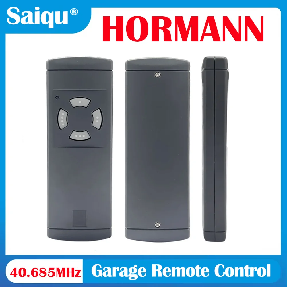 

HORMANN 40.685MHz HSM2 HSM4 HSE2 HS2 HS4 Garage Door Remote Control with Grey Button Universal Duplicator Opener Replacement