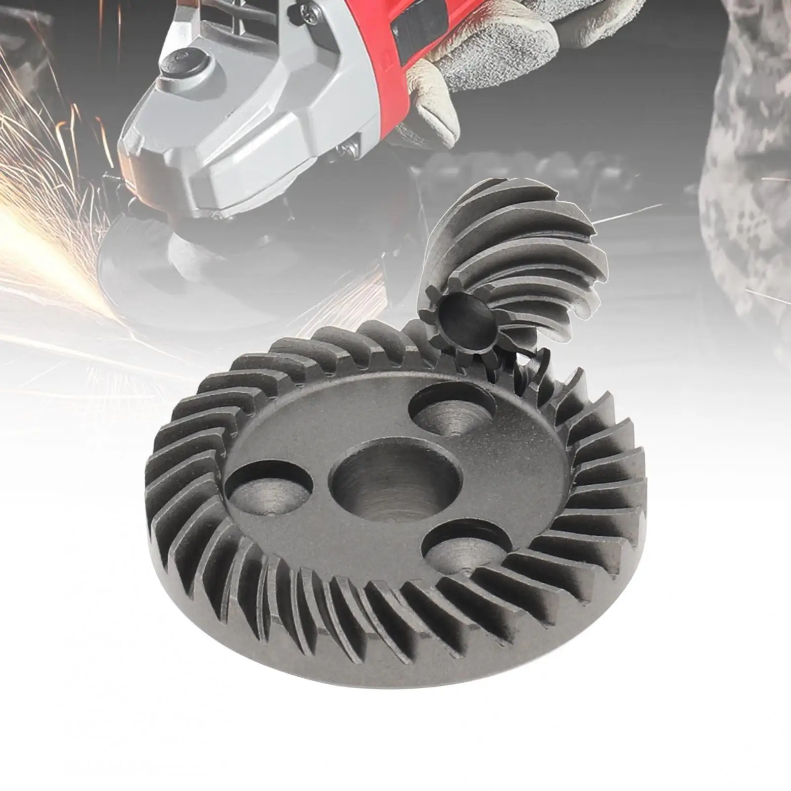 

Angle Grinder Gear Set Metal Spiral Bevel Gear Set Fit for GWS6-100 S1M-FF03-100A Angle Sander