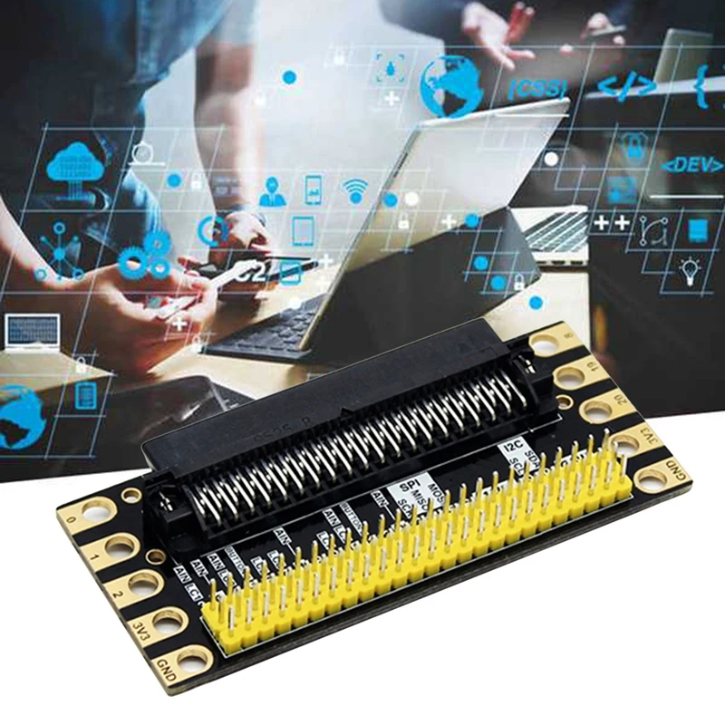 For WAVESHARE Edge Breakout Adapter Board I/O Expansion Breakout Module For BBC Microbit Micro:Bit V1.5 V2