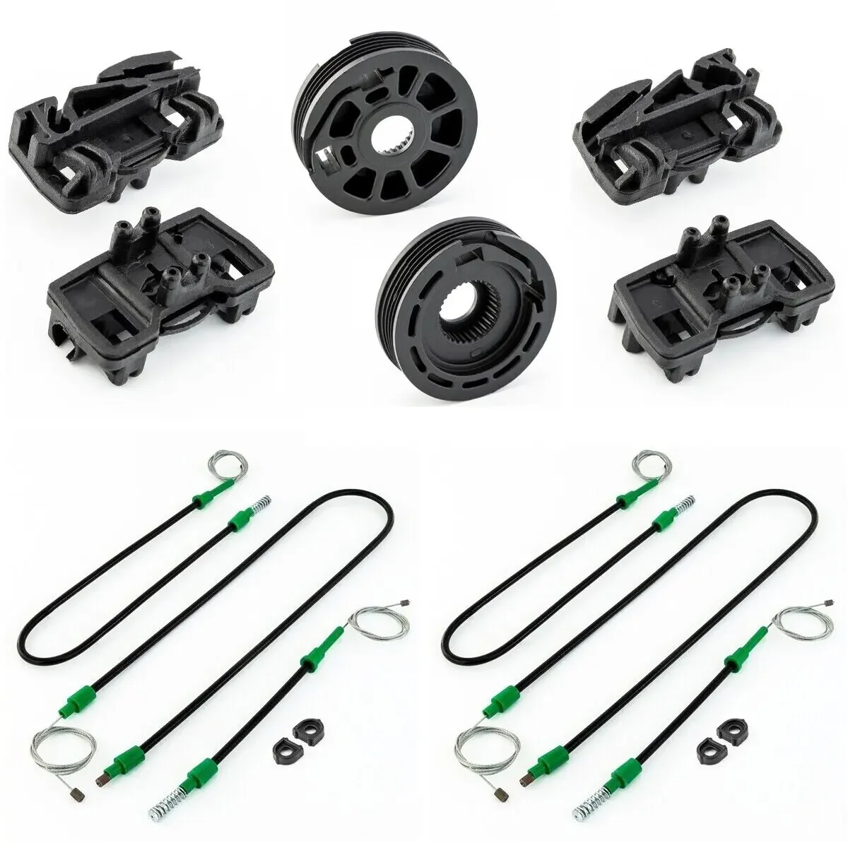 

Front Left + Right Window Reguilator Repair Kit For Land Rover Freelander Ln