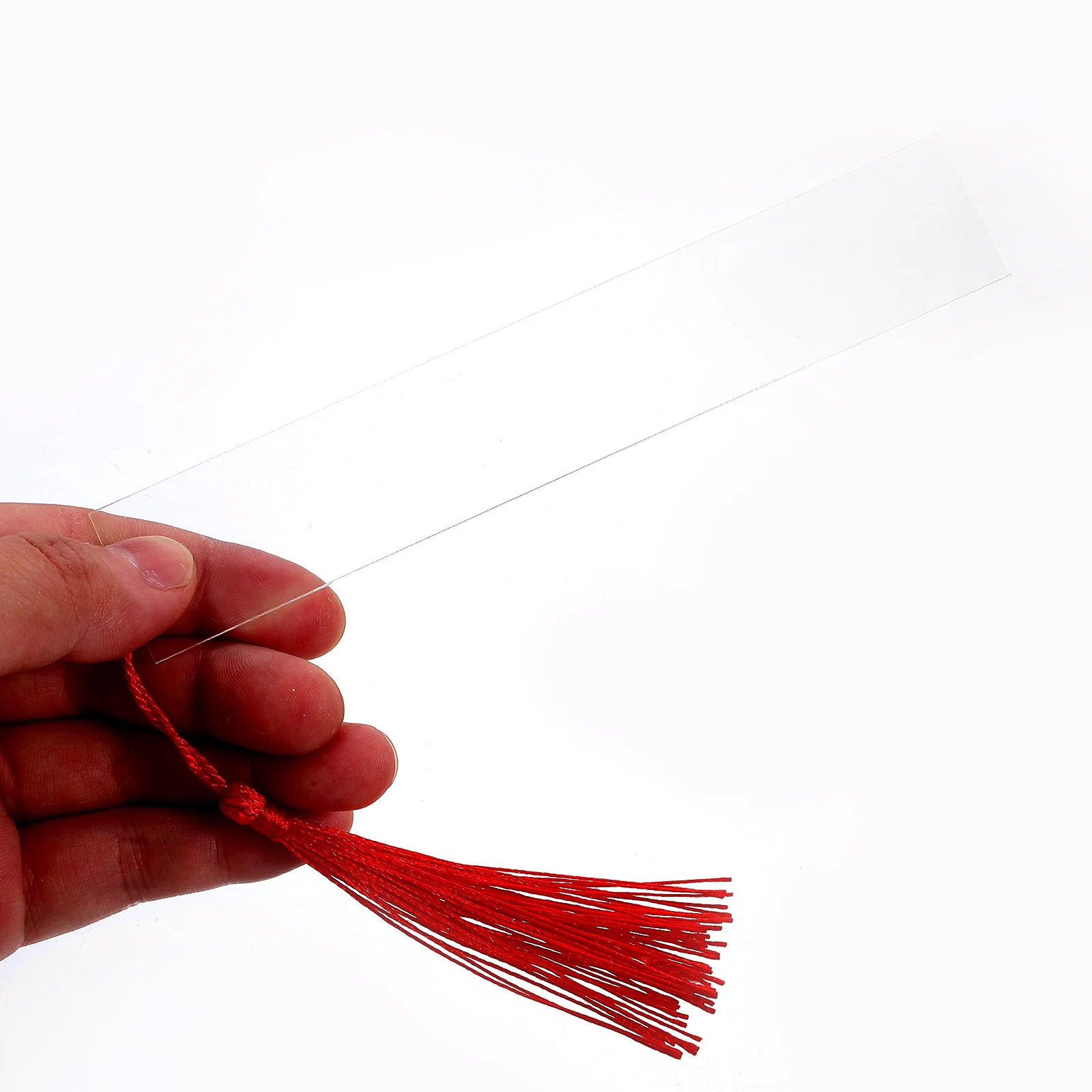 1 комплект, акриловая закладка, пустая с кисточками, нежный тонкий легкий маркер для страниц «сделай сам», полезный декоративный подарок