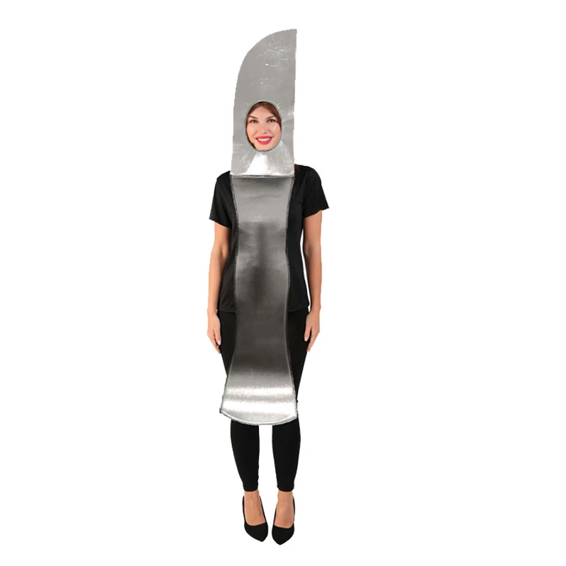 Volwassen Mes Vork Lepel Rollenspel Kostuum Halloween Carnaval Servies Vermomming Kleding Paar Fancy Stage Performance Dress Up