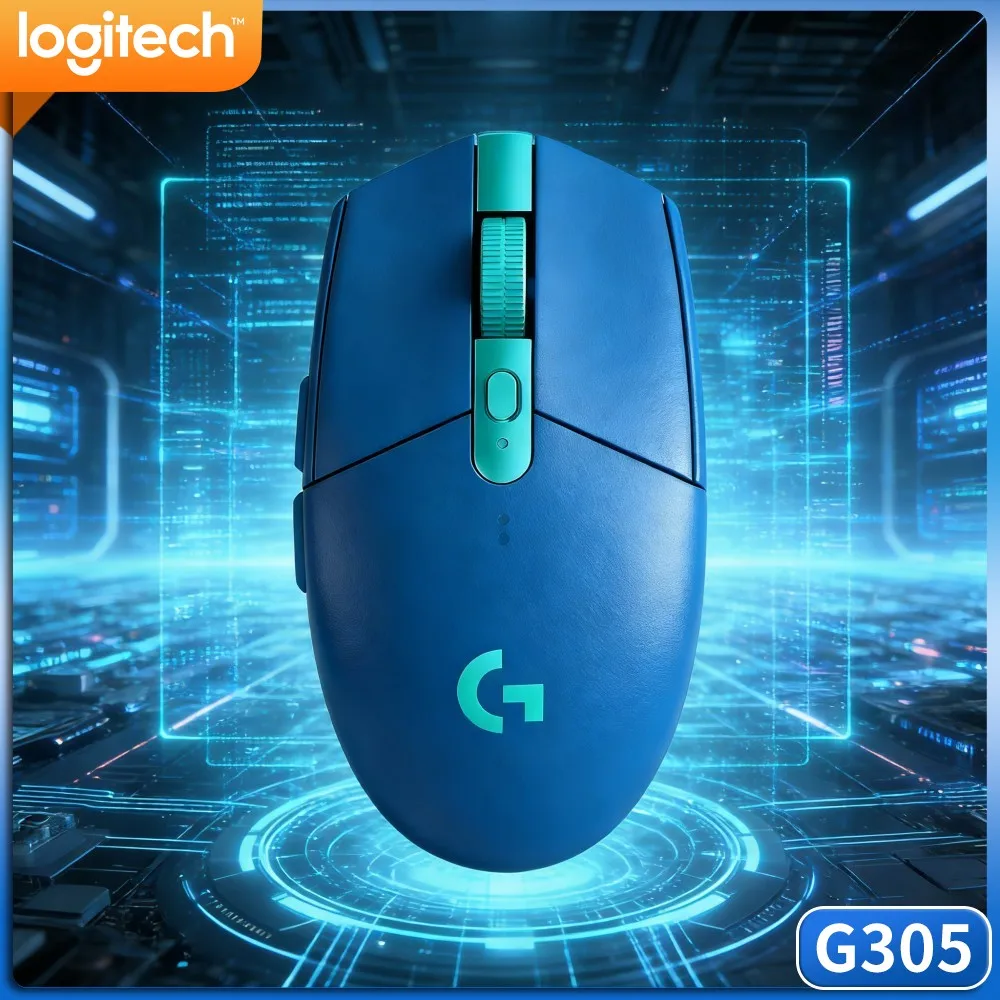 Logitech G305 LIGHTSPEED Esports Gaming Mouse,HERO 12000 DPI,6 Programmable Keys,250H Battery Life,Suitable PC Mac Gamers
