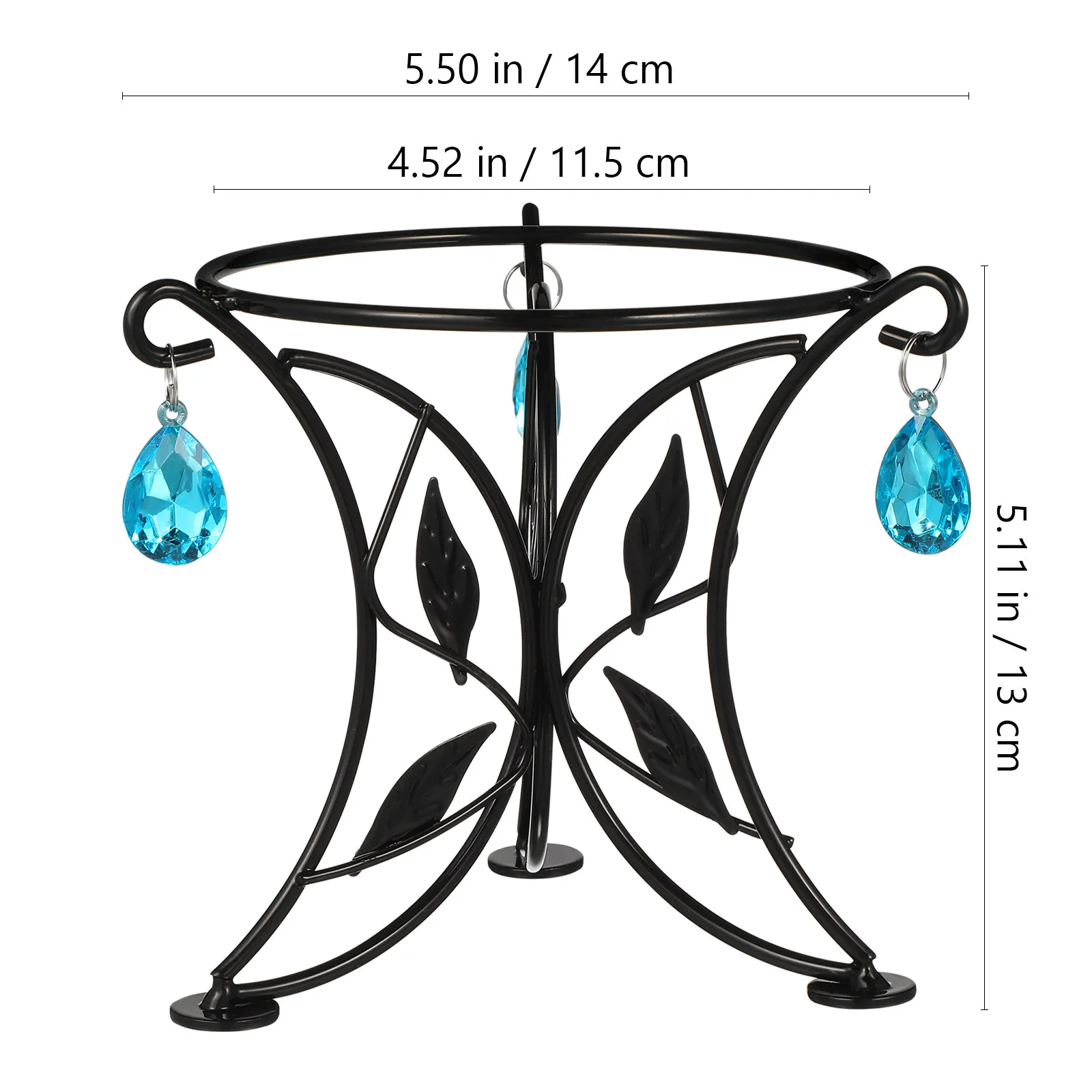 Crystal Ball Stand Metal Gazing Ball Base Elegant Simple Design for Bedroom Living Room Study Office Display of Spheres Bowls