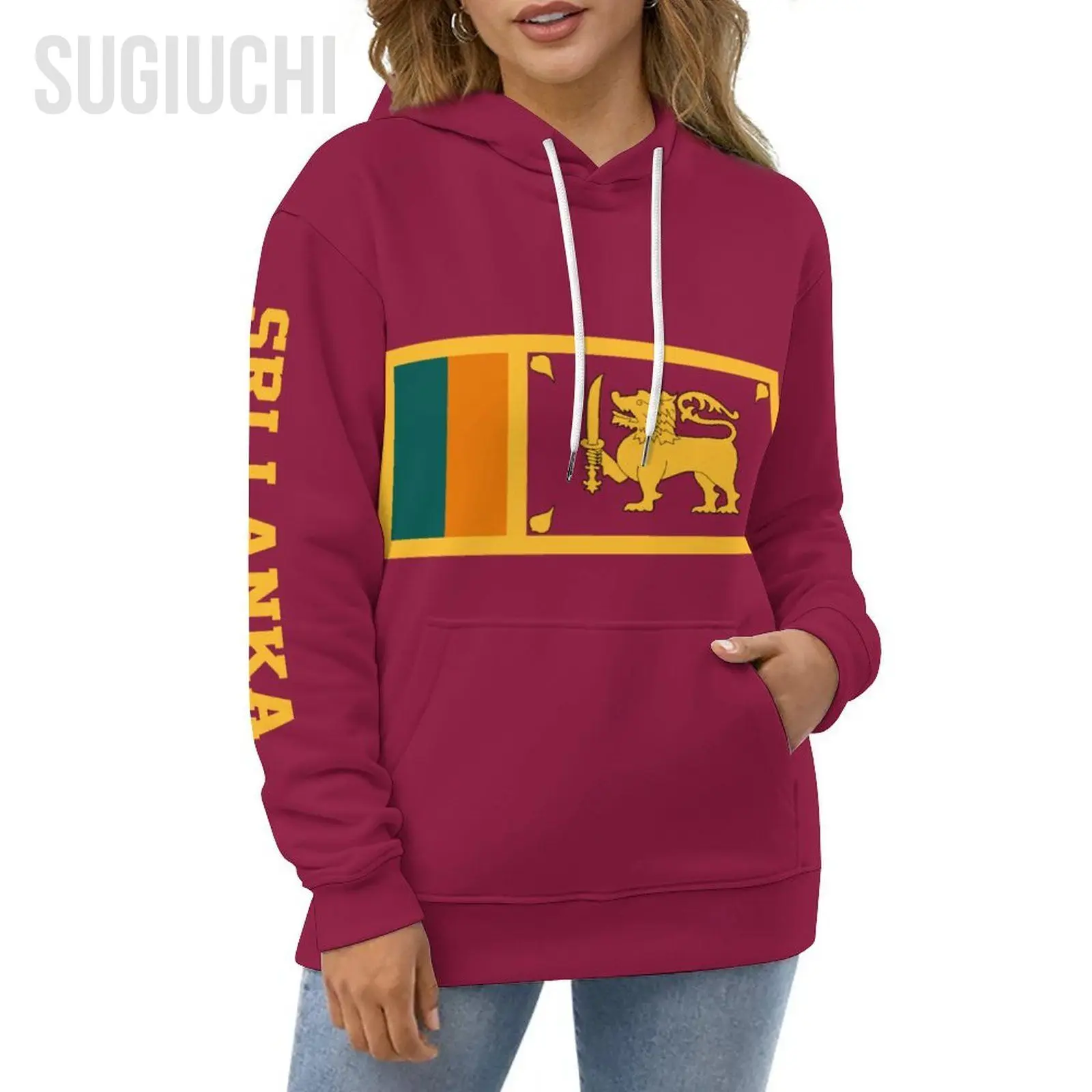 Unisex 3D Hoodie Sri Lanka Flag Men Women Polyester Harajuku Sweatshirt Pullover Hoodies Casual Cool