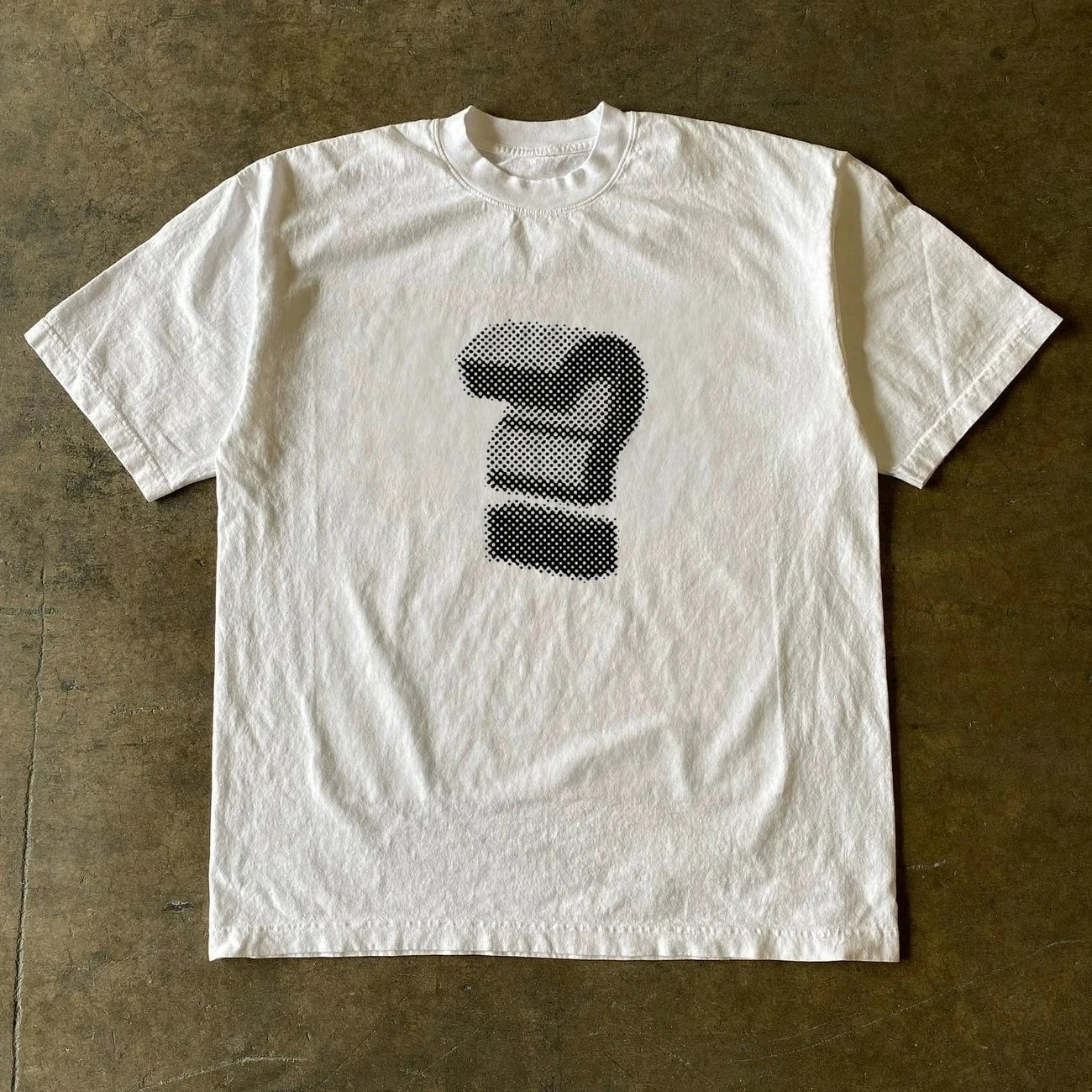 Phantom Question Design - Exclusive Men's and Women's Heavyweight Pure Cotton Couple's Short-Sleeved T-Shirt