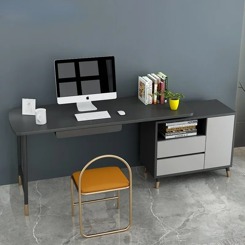 

Скандинавский компьютерный стол с ящиком, современный письменный стол для студентов и домашнего офиса