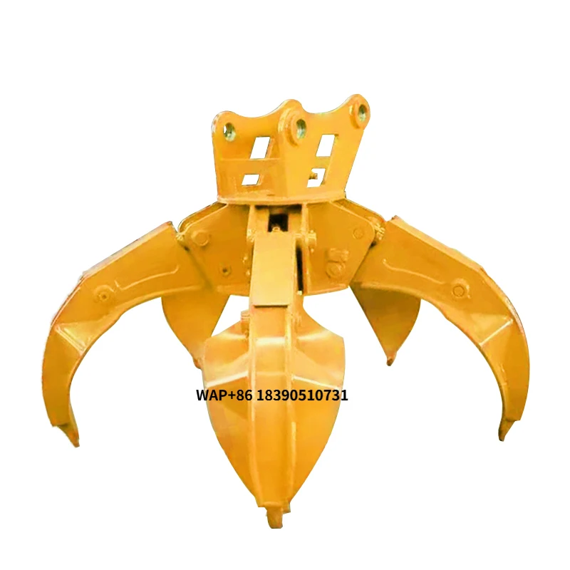 

Customizable Excavator Attachments Excavator Hydraulic Lotus Grab Hydraulic Multi-Petal