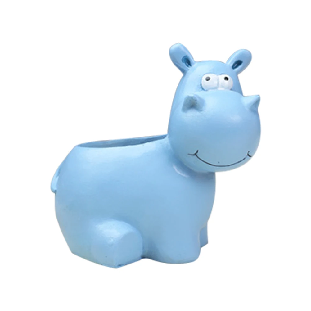 

Cartoon Animal Resin Flower Pot Cute Dinosaur Planter Large Decorative Succulent Pots Balcony Plant Holder