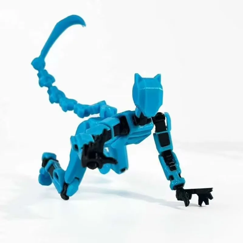 

Multi-Jointed Movable Shapeshift Robot Action Figures 3d Printed 'Catwoman' Mannequin Dummy Toys-Need To Assemble It Yourself