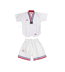 Taekwondo Extera letnie mundury sztuki walki Hapkido stroje do Karate Gym Academy School Suit szkolenie zespołowe demonstracja