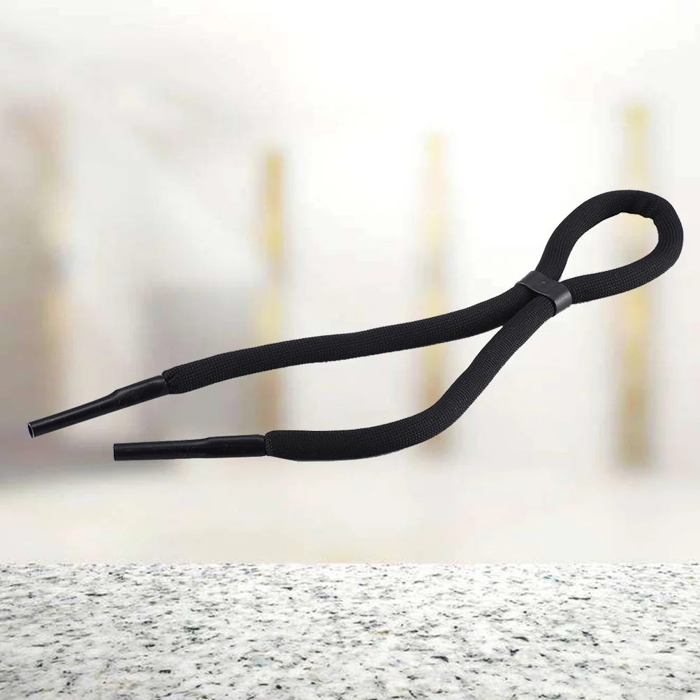 

4pcs Diving Goggles Rope Swimming Anti-Slip Nylon Band Eyeglasses Chain Strap Neck Lanyard For Water Sports Men Women Black