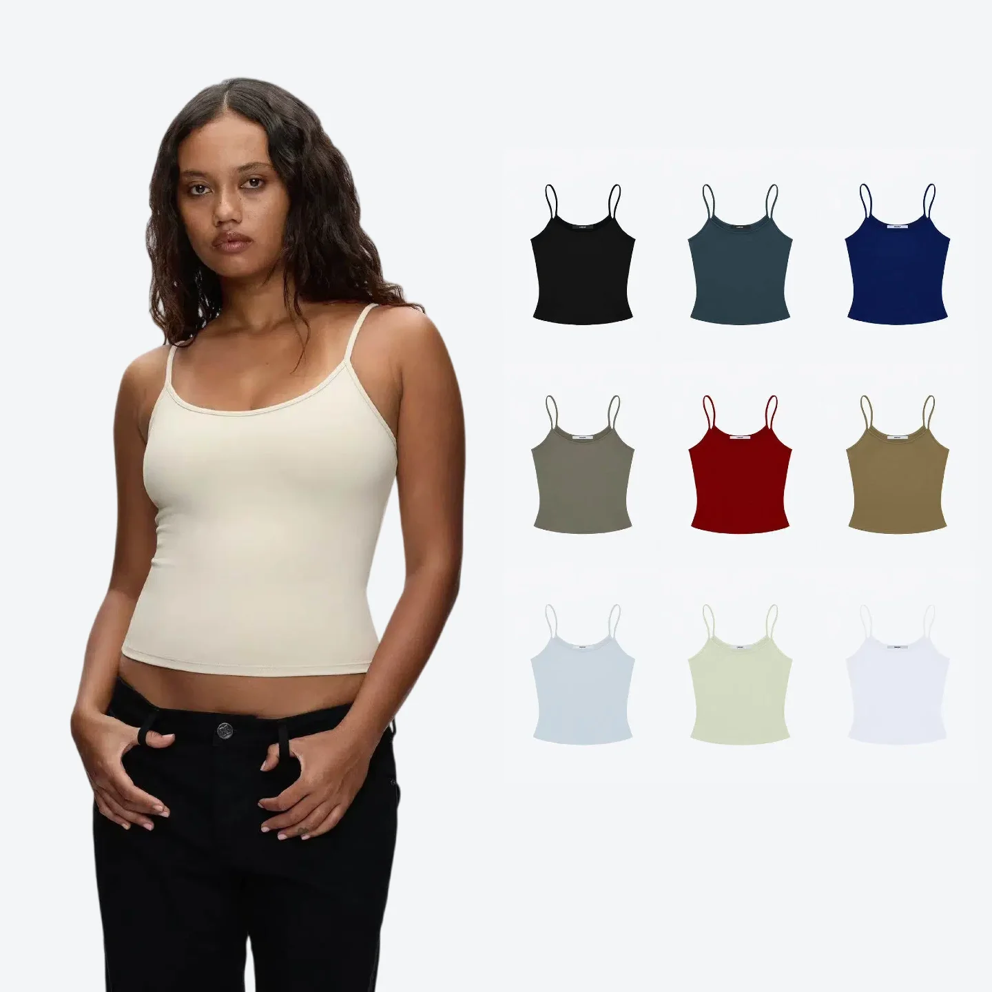 Tank purple shoulder strap vest, baby pink, a new color, very beautiful，Slimming straps
