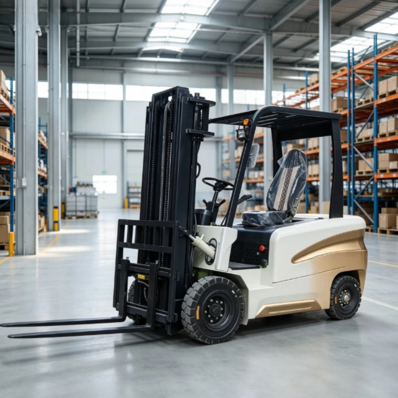 3 Ton 3.5Ton 4 Wheel Lithium Full Electric Forklift Robust Factory Workshop Heavy Cargo Lifting Equipment