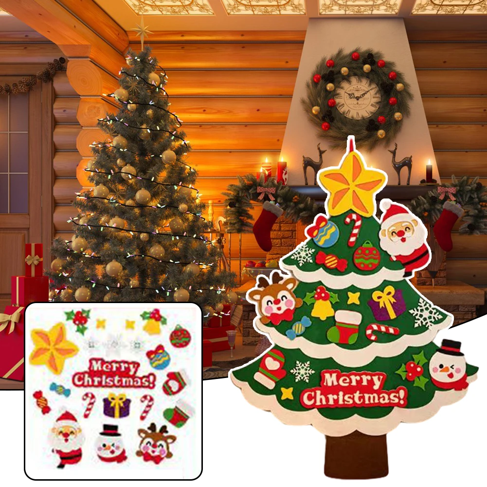 Fashion Christmas Ornament Personazlied Christmas Tree Shape Artwares For Desk