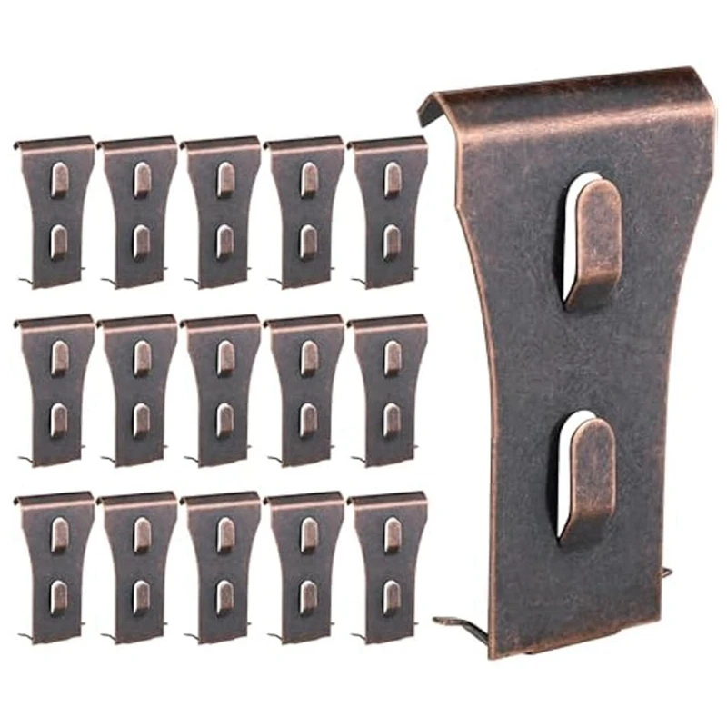 New Brick Clips,16Pc Brick Clips For Hanging Outdoors Brick Hooks Hangers Wall Clips Picture Hangers Mount On Brick No Drill