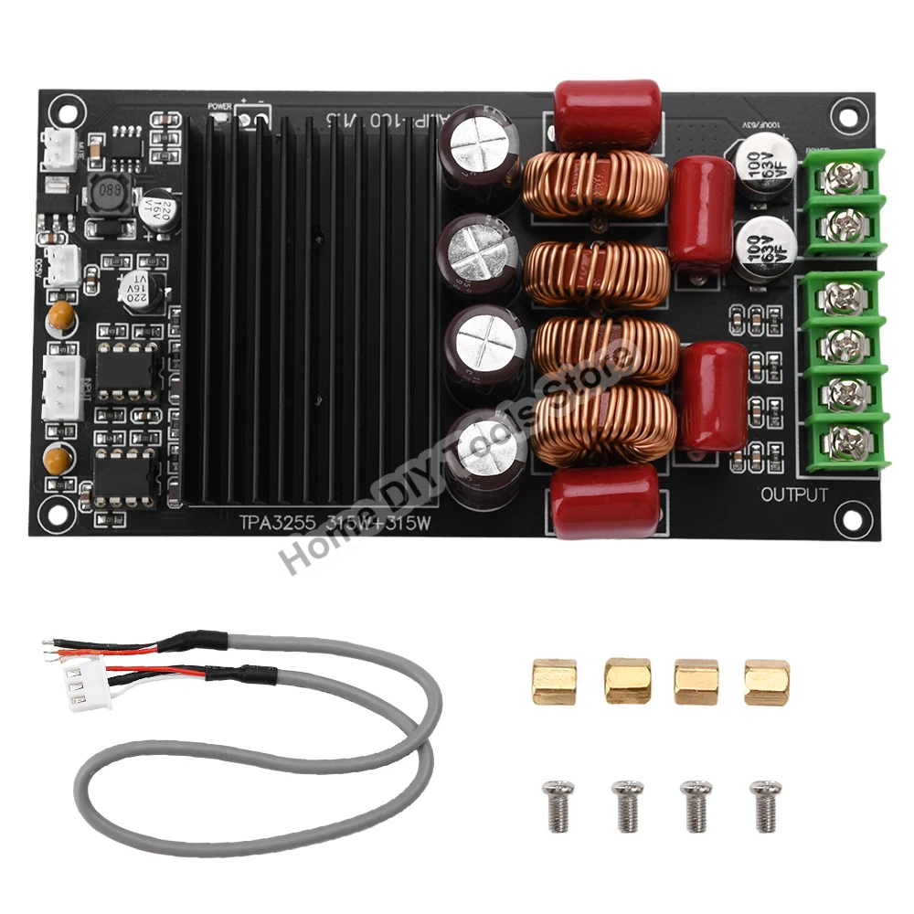 

TPA3255 Digital Mini Amplifier Board Strong High Power 300W + 300W Class D Digital Amplifier Board Stereo Module DC19-52V