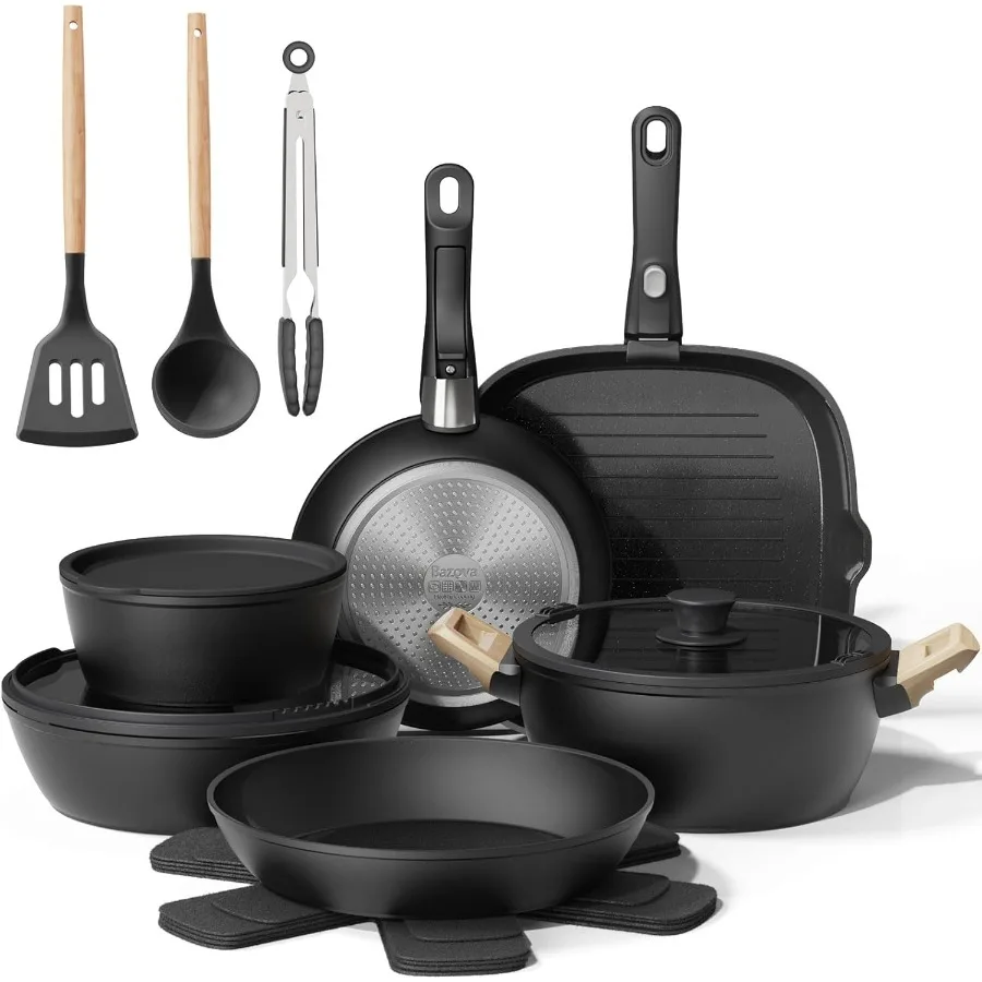 19 Pcs Pots And Pan… - image