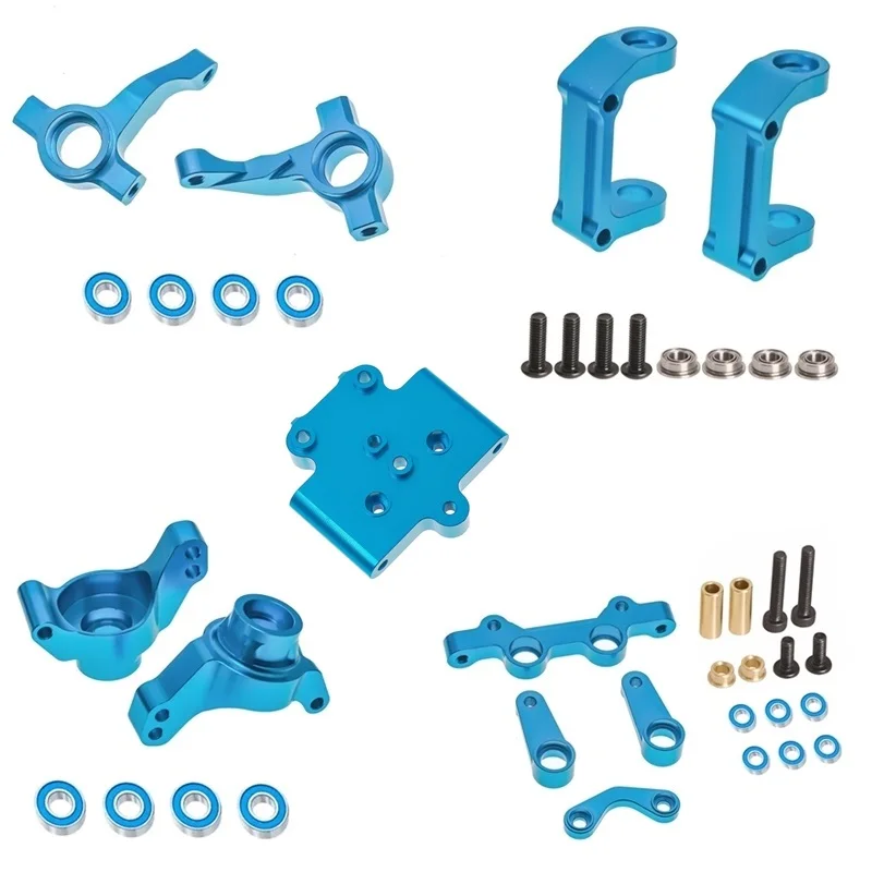 Metal Steering Cup Rear Upright Steering Assembly Upgrade Parts for Tamiya Fighter NXGEN DT04 58741 1/10 Scale RCCar Accessories