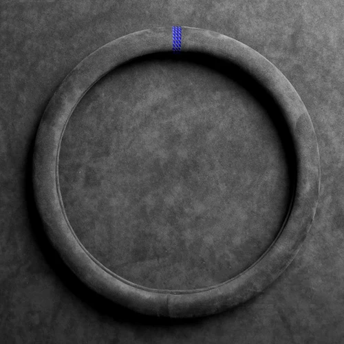 Imagen 1 del producto Protector para volante de coche de gamuza de cuero genuino para Toyota Corolla RAV4 Camry Avalon Golf Prius Yaris Vios 86 Fortuner Hilux