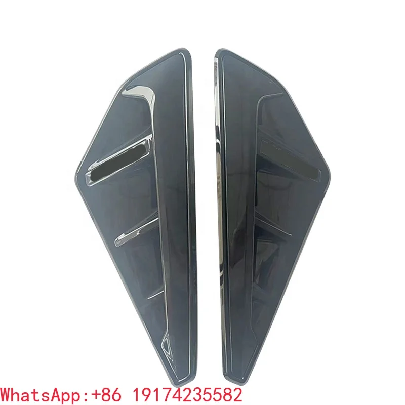 

Glossy Black Side Fender Vent Cover Trim Replace for BMW X5 G05 X5M F95 19-24