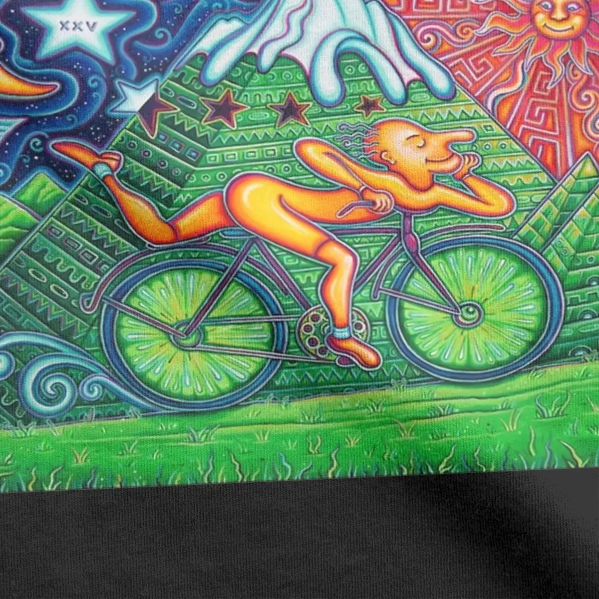 تي شيرت للدراجات النارية LSD للرجال والنساء ، دراجة يومية ، LSD ، تي شيرتات برقبة مستديرة ، ملابس قطنية جديدة ، تي شيرتات بأكمام قصيرة