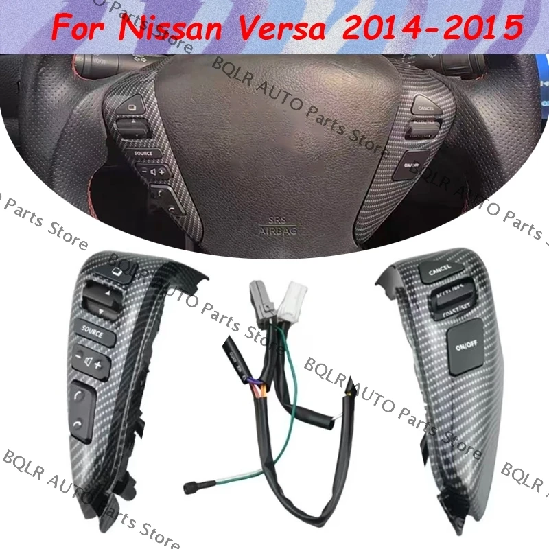 

OEM 25550-3DA6A For Nissan Versa 2014-2015 Steering Wheel Cruise Control Switch Button