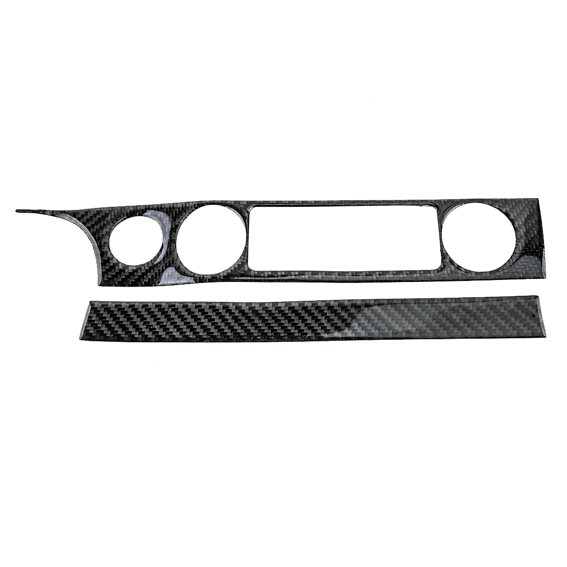 LHD 2Pcs AC Air Conditioning Switch Panel Cover Trim Fit for Honda Civic 8th 2006 2007 2008 2009 2010 2011