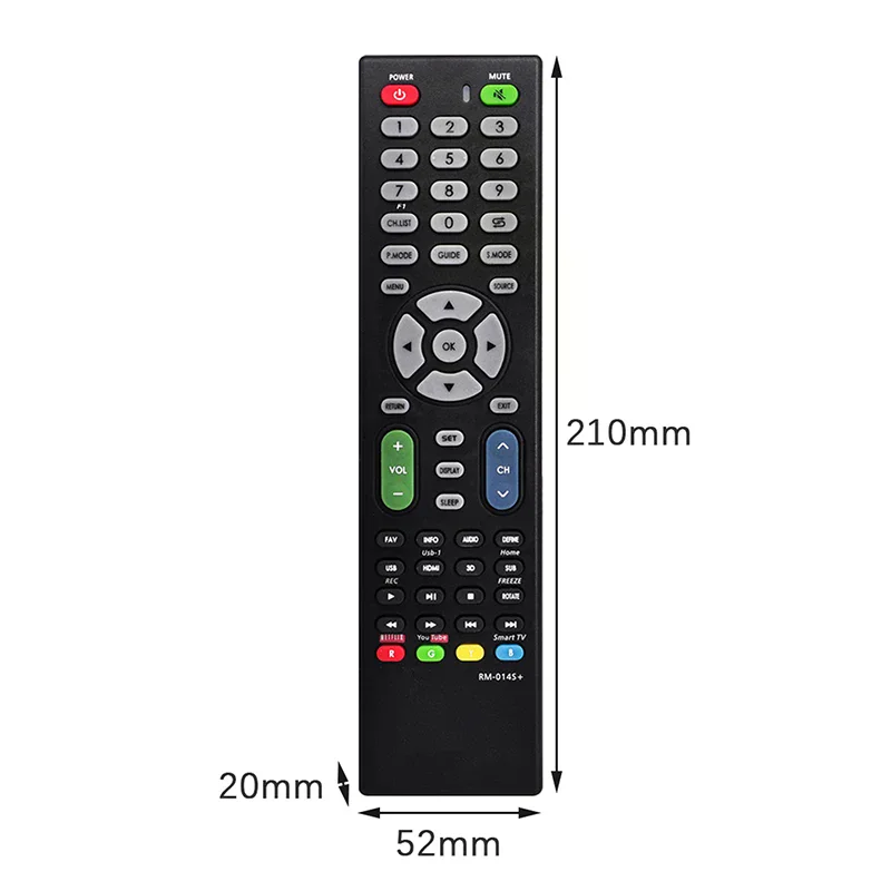 Universal TV Remote Control Compatible Use Universal TV Remote Control of Any Brand Need to Set According to The Manual RM-014S+