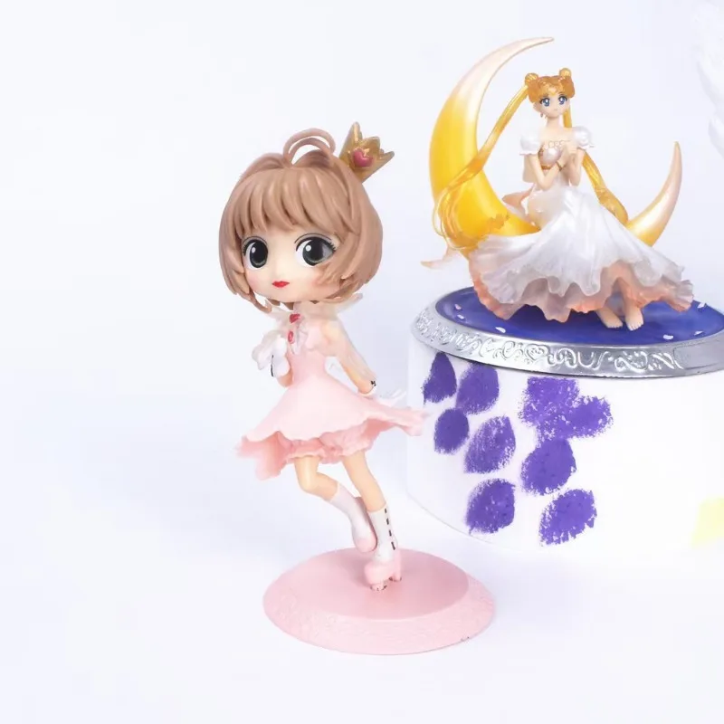 Card Captor Sakura Anime Figure KINOMOTO SAKURA Action Figures toys model statue Collection Desktop decoration Pendant kid Gifts