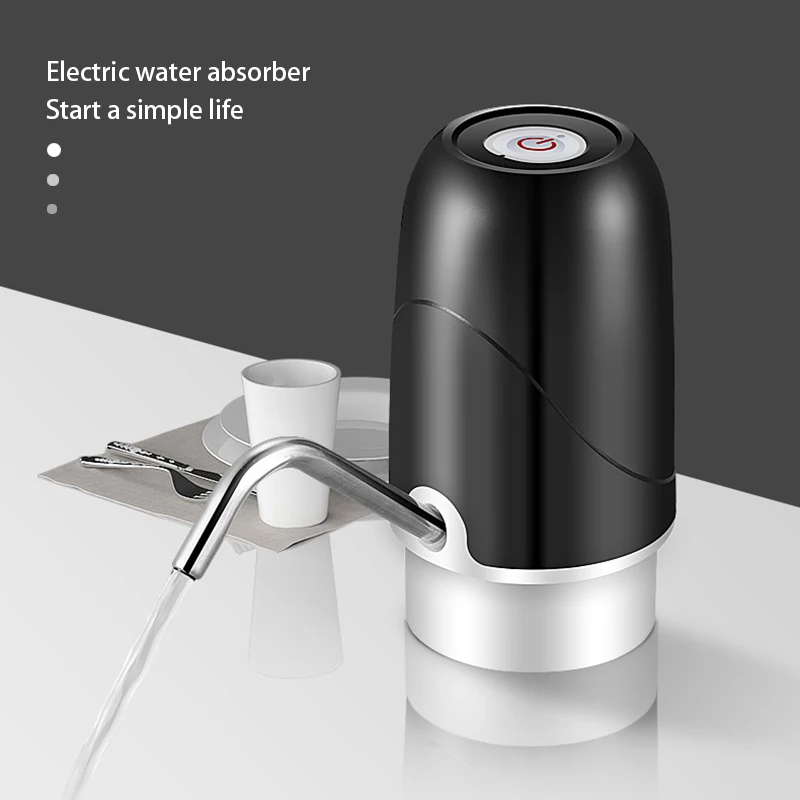 USB Rechargeable Wireless Water Bottle Pump19 Liters Water Dispenser Electric Water Pump Portable Automatic Drinking Pump Bottle