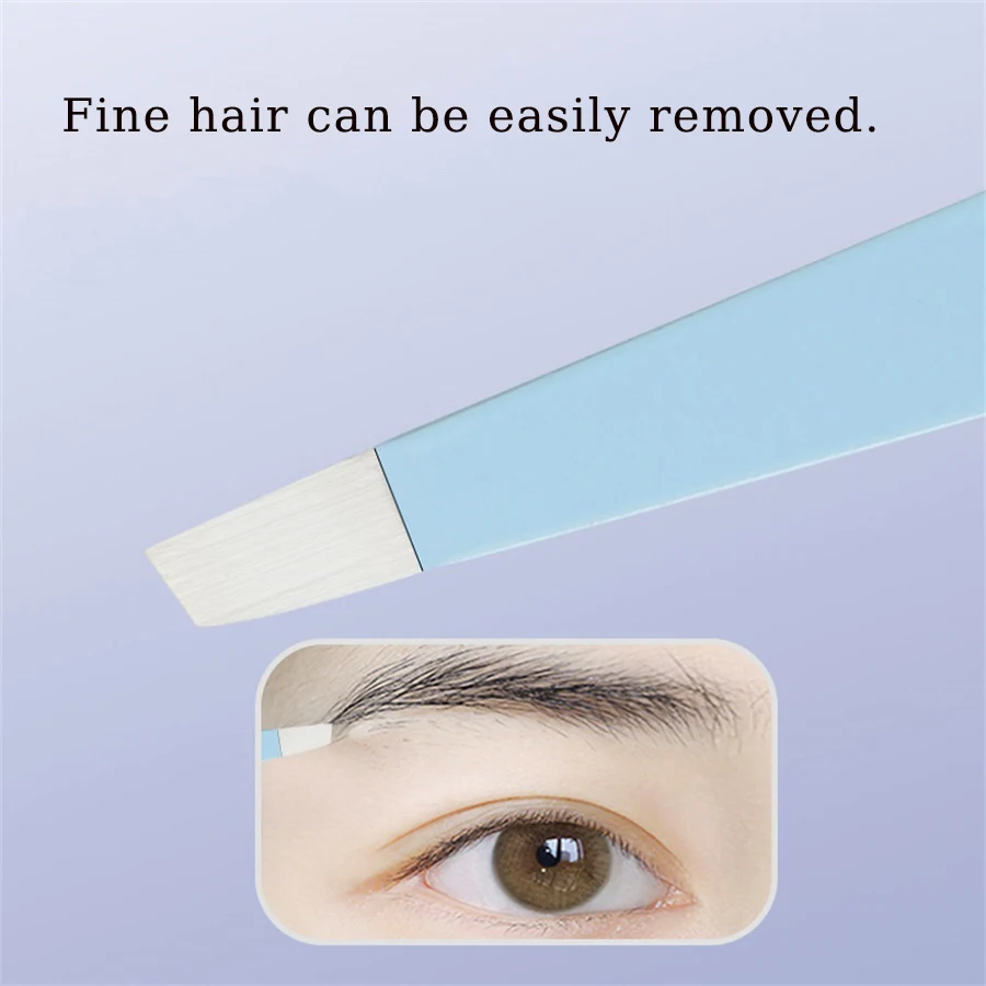 1 ชิ้น/4 ชิ้นแหนบคิ้ว, หญิงขนบนใบหน้ามืออาชีพแหนบสแตนเลสชุดแหนบที่มีความแม่นยำ