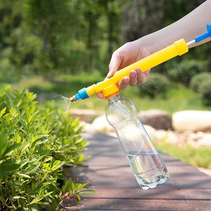 Tuin Watering Artefact Drankfles Sproeier Cola Sproeikop Universele heen en weer bewegende uittrekbare desinfectie Watering Vegetabl
